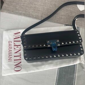 Valentino Rockstud23 East-West Leather Hobo Bag!